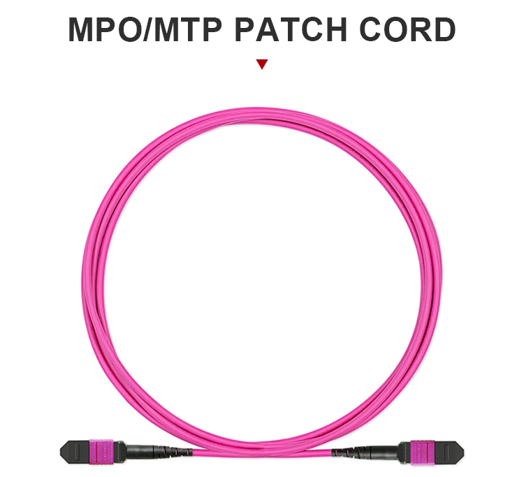 MPO/MTP 12 Fibers Fiber Optic Patch Cord