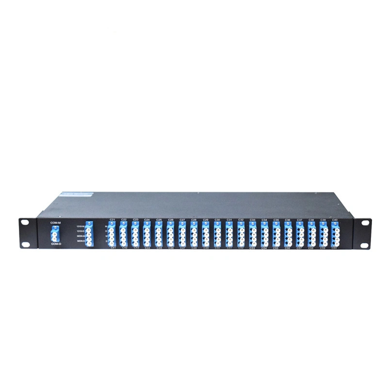 1u Rack Mount Passive Device 48 Channels Dual Fiber DWDM Mux Demux