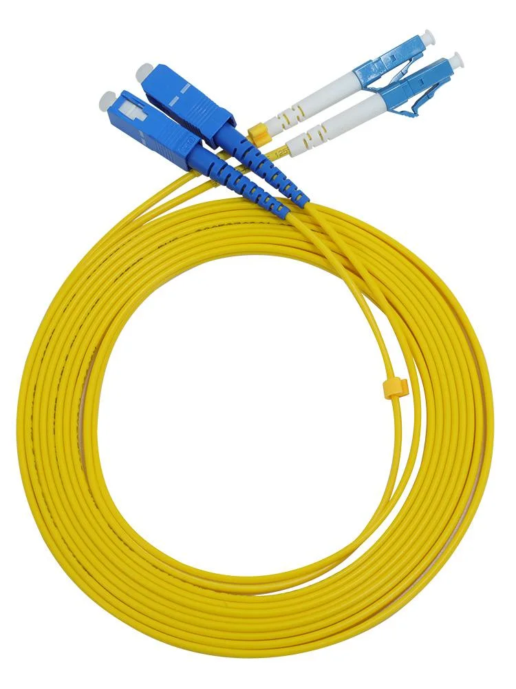 0.9mm PVC/LSZH Jacket Patch Cord Cable Simplex Sc Upc Single Mode Fiber Optic Pigtail