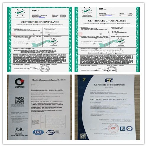 FTTH Fiber Optic Drop Cable Fiber Optic Patch Cord