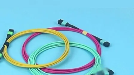 12f 24f MTP MPO データセンター システム用トランク光ファイバ ケーブル 10g 40g 100g 400g